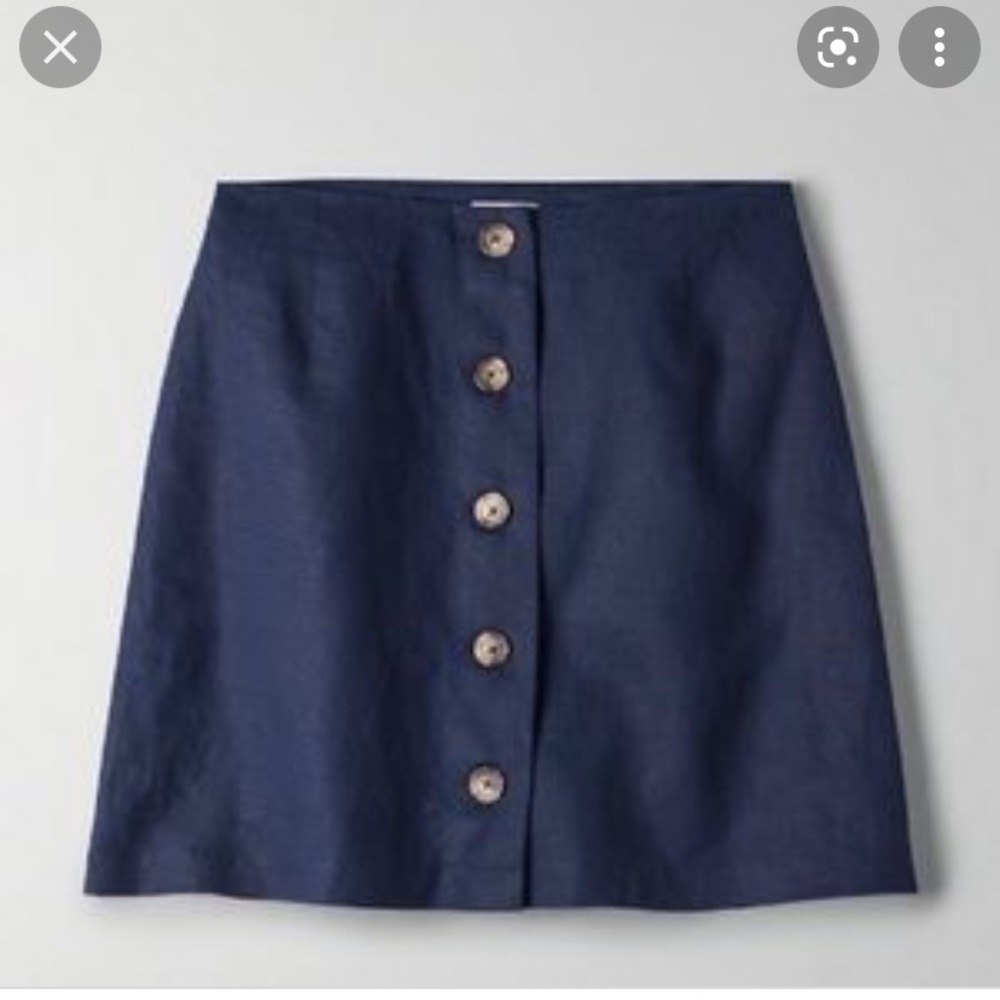 Aritzia Wilfred Lachlan Mini Skirt Linen